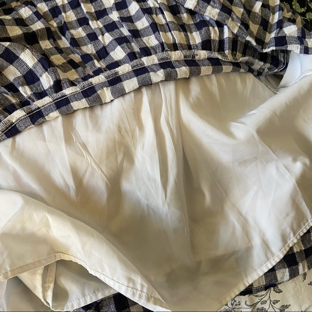 Old Navy Ruffle-Sleeve Gingham Waist-defined Tie Waist Midi Dress Size L - Picture 11 of 11